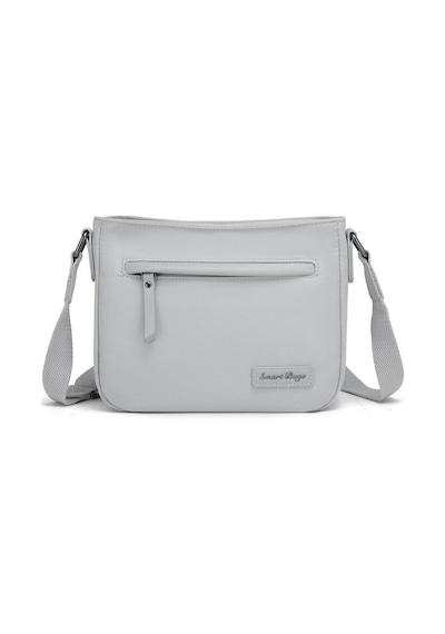 Smart Bags Twill Dimi Kumaş Postacı Kadın Çantası 3324 Gri