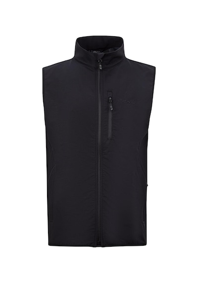 2As Wayne Merino Yünlü Unisex Yelek Siyah 001