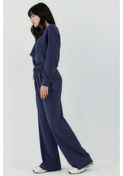 Hiccup Modal Dokunuşlu Basic Sweatshirt Lacivert