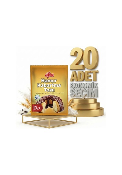 Afia Hamur Kabartma Tozu Poşet 20x10lu