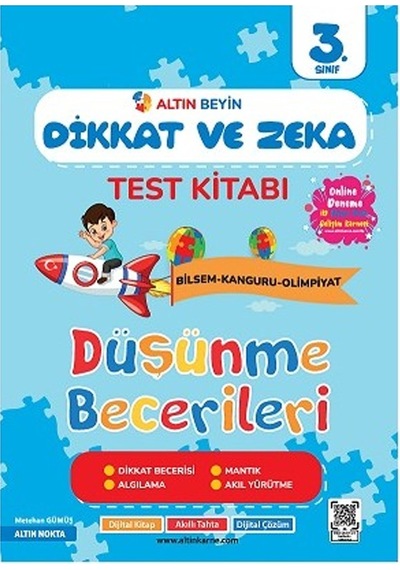 Altın Nokta Yayınları 3.Sınıf Düşünme Becerileri Dikkat Ve Zeka T