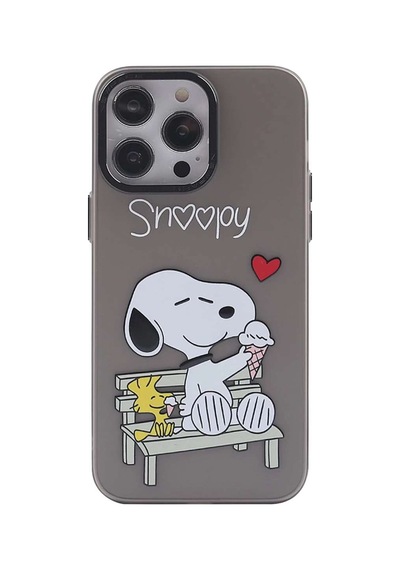 Apple Uyumlu   iPhone 14 Pro Max Kılıf Prada Desenli Kapak - Prada Siyah - 2