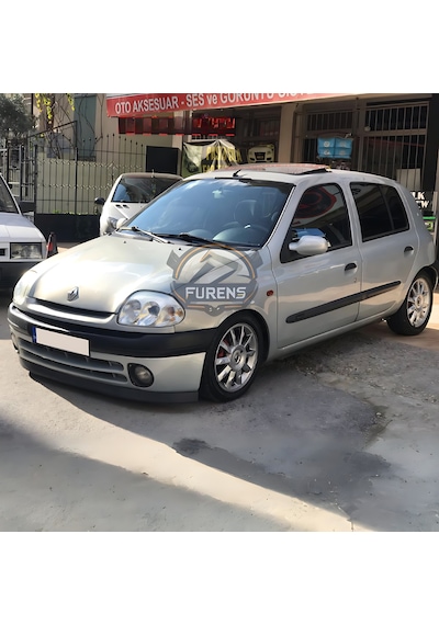 Renault Clio Symbol Hb Sedan 1998-2002 Uyumlu H Lip Esnek Ön Lip 2 Parça Karlık Ön Ek Tampon Altı Dill