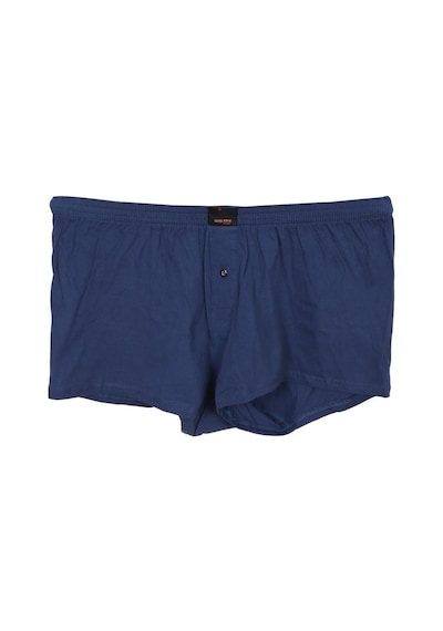 Battal Beden Erkek Boxer Penye Düz Indigo 001