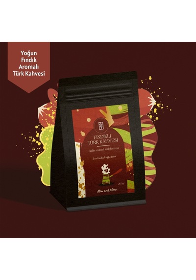 Mim And More Fındıklı Türk Kahvesi Fındık Aromalı Türk Kahvesi 200 G