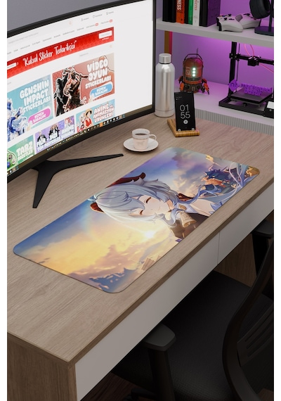 Ganyu Genshin Impact Anime Gacha V3 - 70x30 Xl Gaming Mouse Pad Fare Altlığı