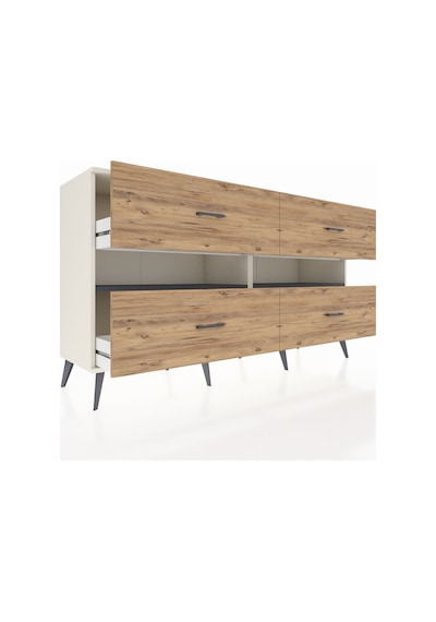 Hyperion Konsol 2 Raflı 4 Çekmeceli 176x44x99 Aytaşı-antrasit/çam Aytası/antrasıt - Aytası Hyperion Konsol 2 Raflı 4 Çekmeceli 176x44x99 Aytaşı-antrasit/çam Aytası/antrasıt - Aytası