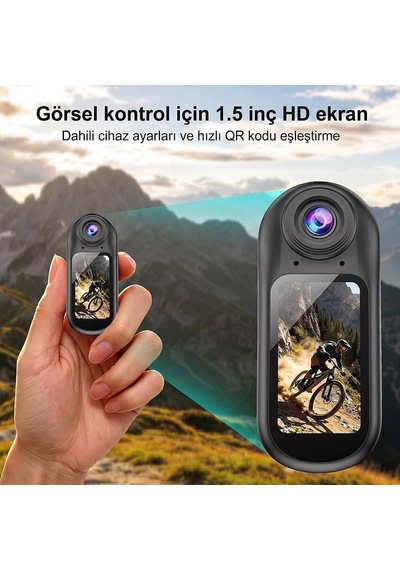 Ntl-ac-01md4k Mini Aksiyon Kamerası, 4k Görüntü Kalitesi, Titreşim Önleyicili