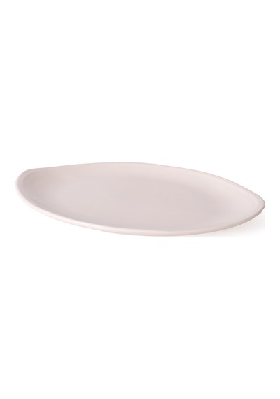 Keramika Krem Bloom Kayık Tabak 31 Cm 2 Adet 030
