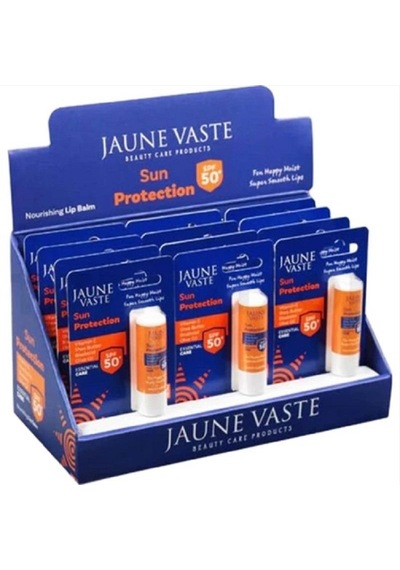 Jaune Vaste Sun Protection Spf50+ Lip Stick - 12'li Stand