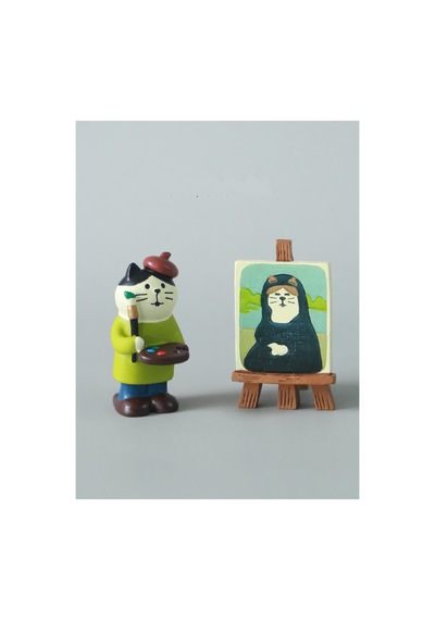 Mona Lisa Kedi Mini Figür