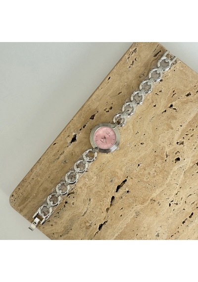 Savior Collection Helios Silver Pembe Saat