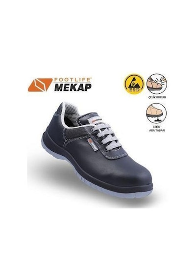 Mekap 294 S3 Elektrikçi Policap Kompozit Burunlu Kevlar Ara Tabanlı İş Ayakkabısı Çok Renkli