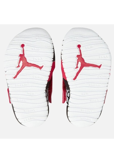 Nike Jordan Flare Cırtlı Bebek Sandalet Siyah Bordo Siyah - Kırmızı
