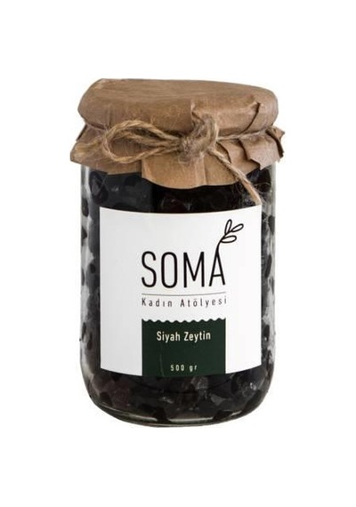 Siyah Zeytin Boyasız Katkısız 500gr-2651
