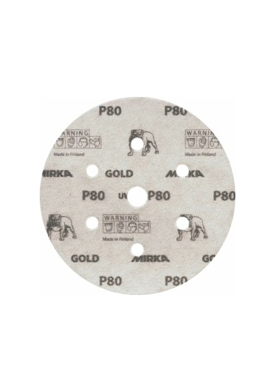 Gold 150 Mm Cırt 7 Delikli Zımpara P120 100'li Paket