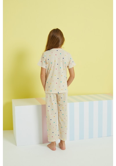Siyah İnci Örme Pijama Takım 24107093 Çok Renkli