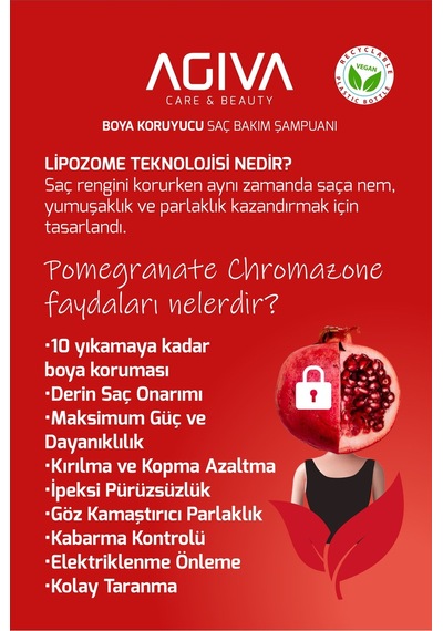 Boya Koruyucu Nemlendirici Saç Bakım Şampuanı-500ml