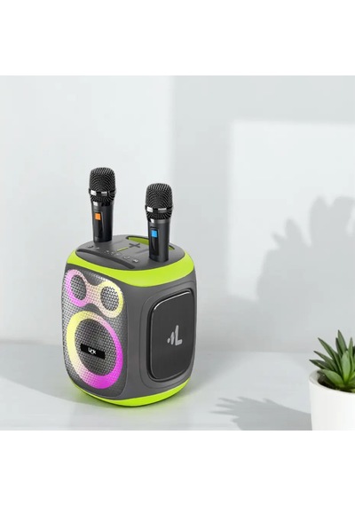 M421 Premium Çift Mikrofonlu 120w Ekstra Bas Bluetooth Hoparlör