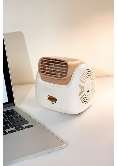 Fressi Jaf28 Taşınabilir Masaüstü Bej Usb Fan
