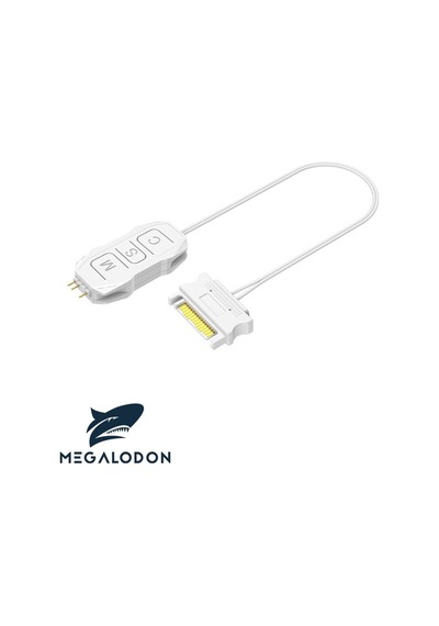 Argb Kontrolcü 5v 3 Pin - Sata Kablo Argb Dönüştürücü Rgb Denetleyici Beyaz Renk