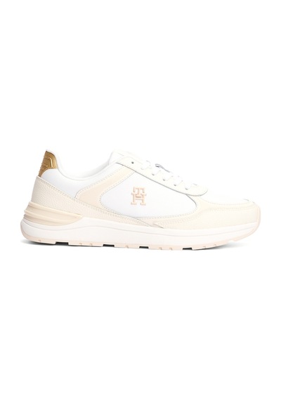 Tommy Hilfiger Casual Fashıon Runner Lth Beyaz Kadın Sneaker Beyaz