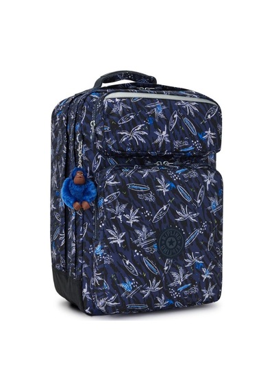Kipling Kıplıng Scotty Büyük Boy Sırt Çantası Desenli Surf Sea Prt Çok Renkli