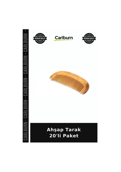 Ahşap Tarak 20'li Paket Özel Gün Ürünü Etkinlik Gereci