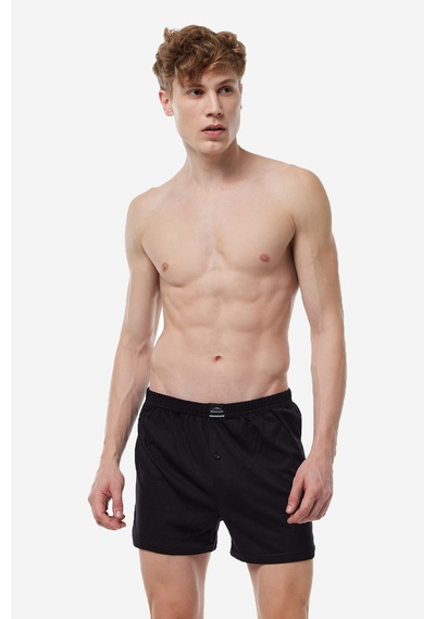 Malabadi Erkek Siyah Premium Collection Geniş Kalıp Modal Büyük Beden Boxer 254