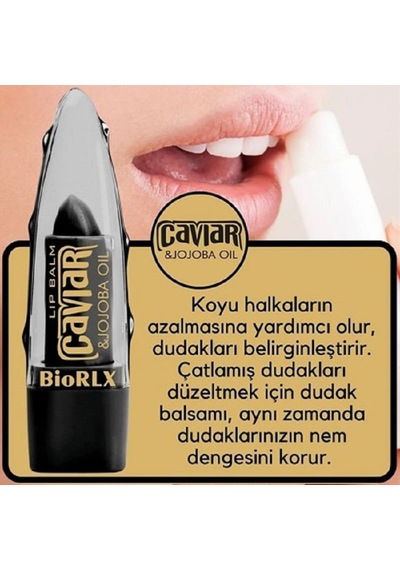 Biorlx Lip Balm Caviar Jojoba Oil