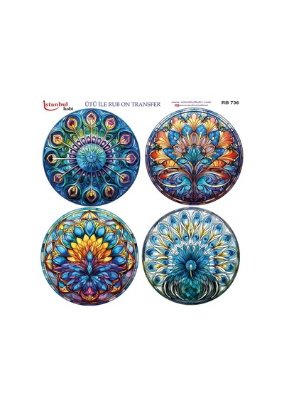 Ütü İle Rub On Transfer Kağıdı 30x30cm Rb-736