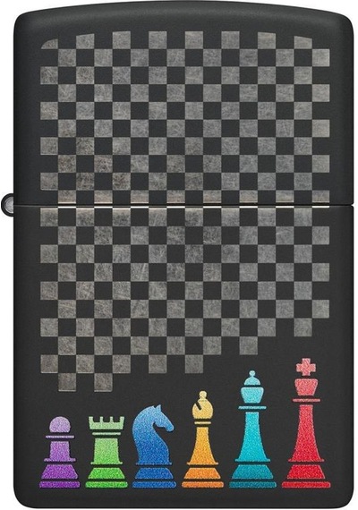 Zippo Çakmak 48662-106758 218c Chess Pieces Design
