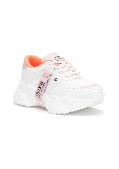 Dark Seer Kids Ds K 2051 Sneaker 2025 Kız Çocuk Beyaz-pudra