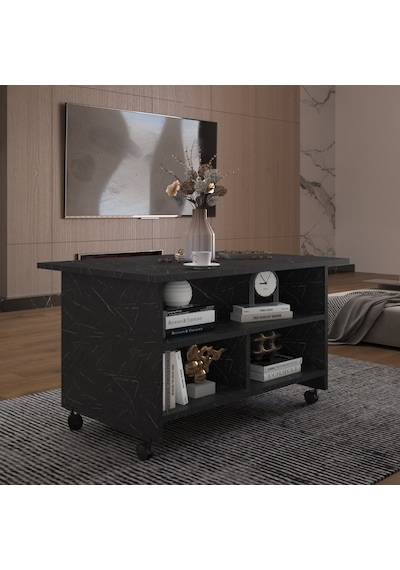 Asra Trend Orta Sehpa OS001 %100 MDF Tekerlekli İki Katlı Geniş Raf Takımı Royal Mermer Asra Trend Orta Sehpa OS001 %100 MDF Tekerlekli İki Katlı Geniş Raf Takımı Royal Mermer
