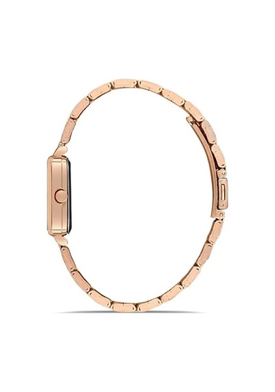 Rose Renk Şık Minimal Kasa Vintage Seri Genç Kız Kadın Kol Saati Su-539 Rose Gold