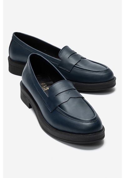 Luvishoes Luvi Shoes Pline Laci Cilt Hakiki Deri Kadın Loafer Ayakkabı Lacivert Luvishoes Luvi Shoes Pline Laci Cilt Hakiki Deri Kadın Loafer Ayakkabı Lacivert