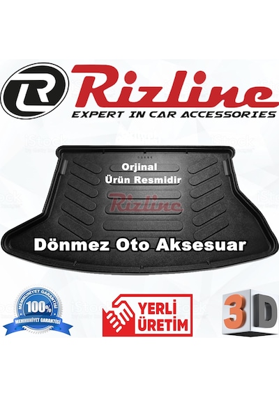 Toyota Uyumlu Auris 3D Bagaj Havuzu Paspası 2007 - 2012 Arası Rizline N11.5162