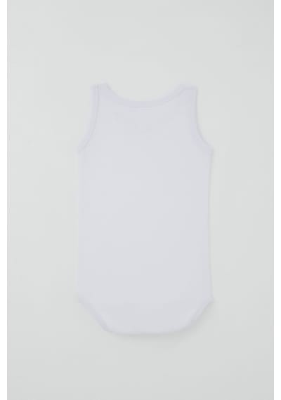 Breeze Erkek Çocuk Çıtçıtlı Atlet Zıbın Body Basic 1-3 Yaş , Beyaz