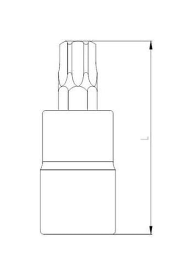 İzeltaş 1/2 Lokmalı Torx Uç T30