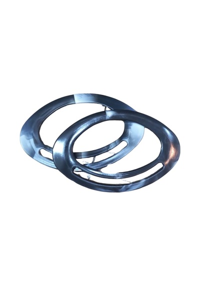 Çanta Sapı Oval Siyah-beyaz 18 Cm