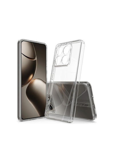 Xiaomi Mi 14t İle Uyumlu Kılıf Şeffaf Kamera Korumalı Esnek Silikon Telefon Kılıfı Kapak