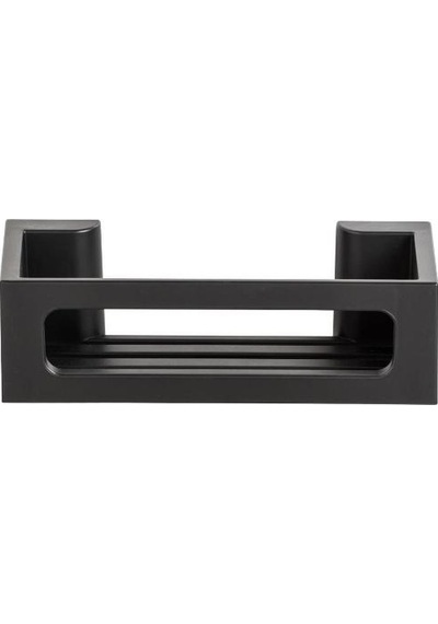 Siyah Yapışkanlı Plastik Banyo Organizer Rafı