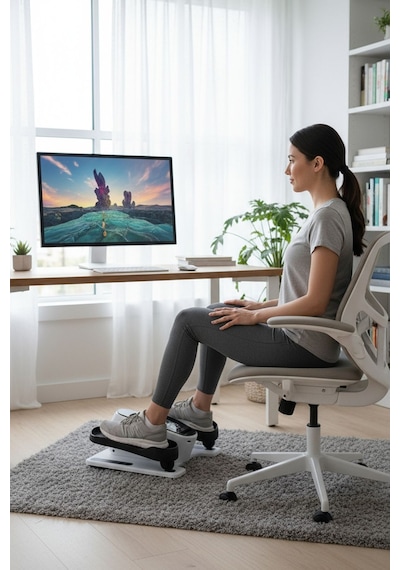 T-232 Stepper Egzersiz Aleti / Led Ekran / Ayarlanabilir Hız / Uzaktan Kumanda / Direnç Lastiği