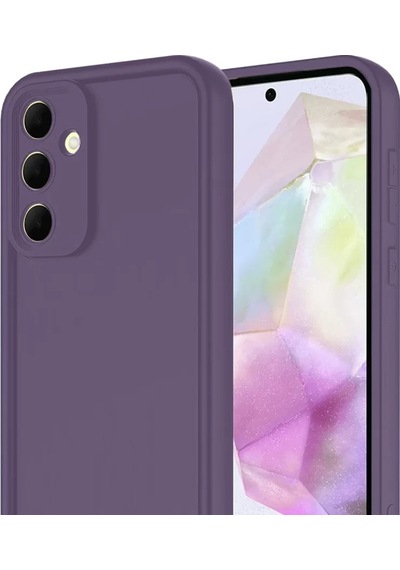 Newface Samsung Galaxy A16 5g Kılıf Viera Silikon - Mürdüm