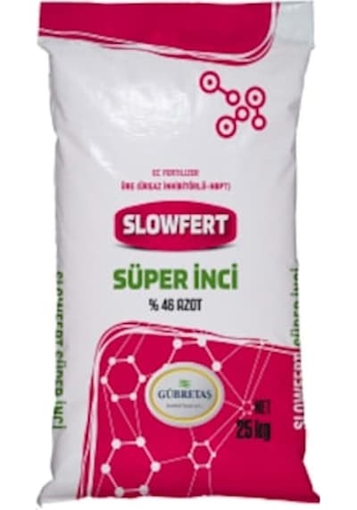 Slowerfert Süper Inci 25 Kg Akıllı Üre Azot Kaybına Son. Tüm Çim Fidan Ve Bitkiler Için 1 Adet