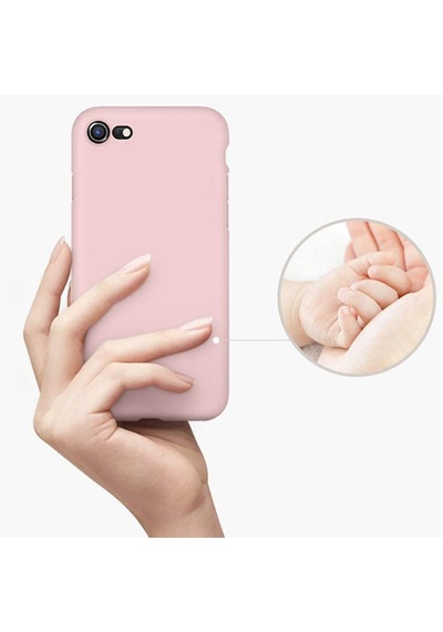 Apple Uyumlu iPhone Se2 8-7 Lansman Kilif Içi Kadife Silikon 183471587 - Renk / Bordo