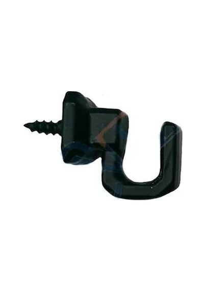 Tedar Vidalı Kanca, Askı Küçük - 15x18mm, Siyah - 1 Adet Najmaddin Diğer