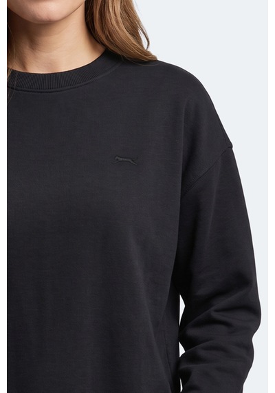 Slazenger Kunto I Kadın Siyah Sweatshırt