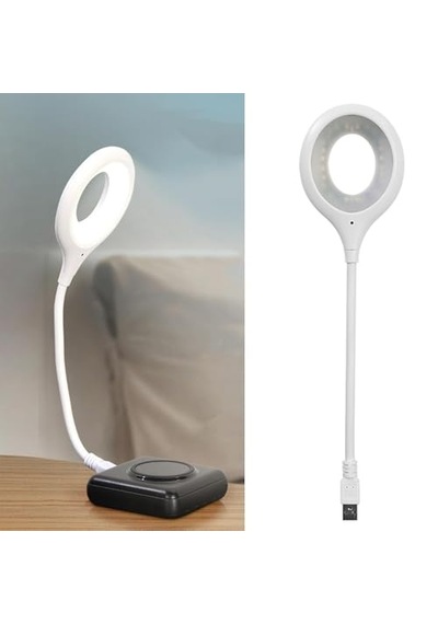 Kontrol 3 Renk Işık Modlu Akrobat Usb Led Kitap Okuma Işığı Usb Gece Işığı Lambası 20 Led Sesle Kontrol Masas Diğer