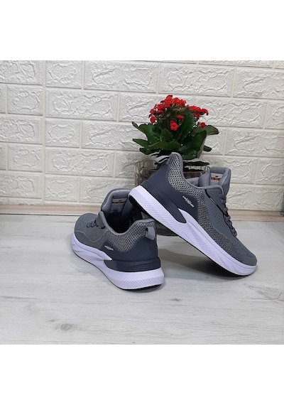 M.p 1603 Gri Renk Rahat Koşu Erkek Spor Ayakkabı 001